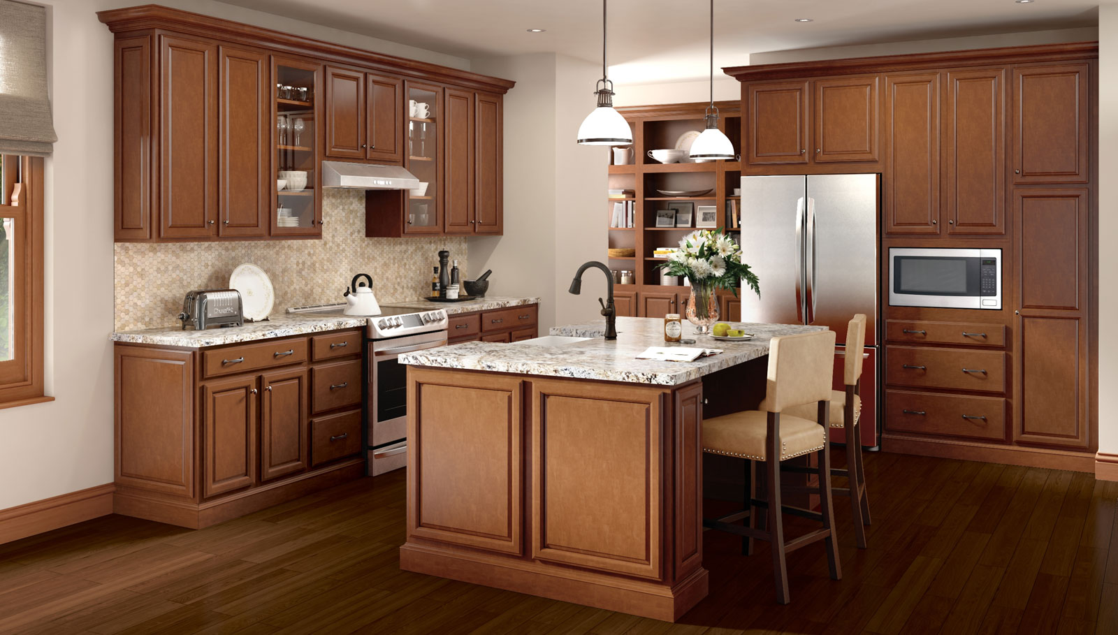 Brown-kitchen-1600 | Crowe's Cabinets | If you can dream it, we can ...